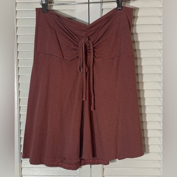 Halter/Strapless Top Size OS Red/Gray Striped Adjustable Bust - Picture 1 of 3